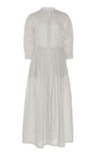 Moda Operandi White Story Athena Linen Maxi Dress