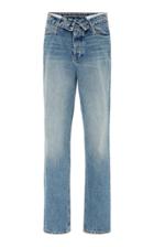 Alexander Wang Cult Flip Cropped Mid-rise Jeans