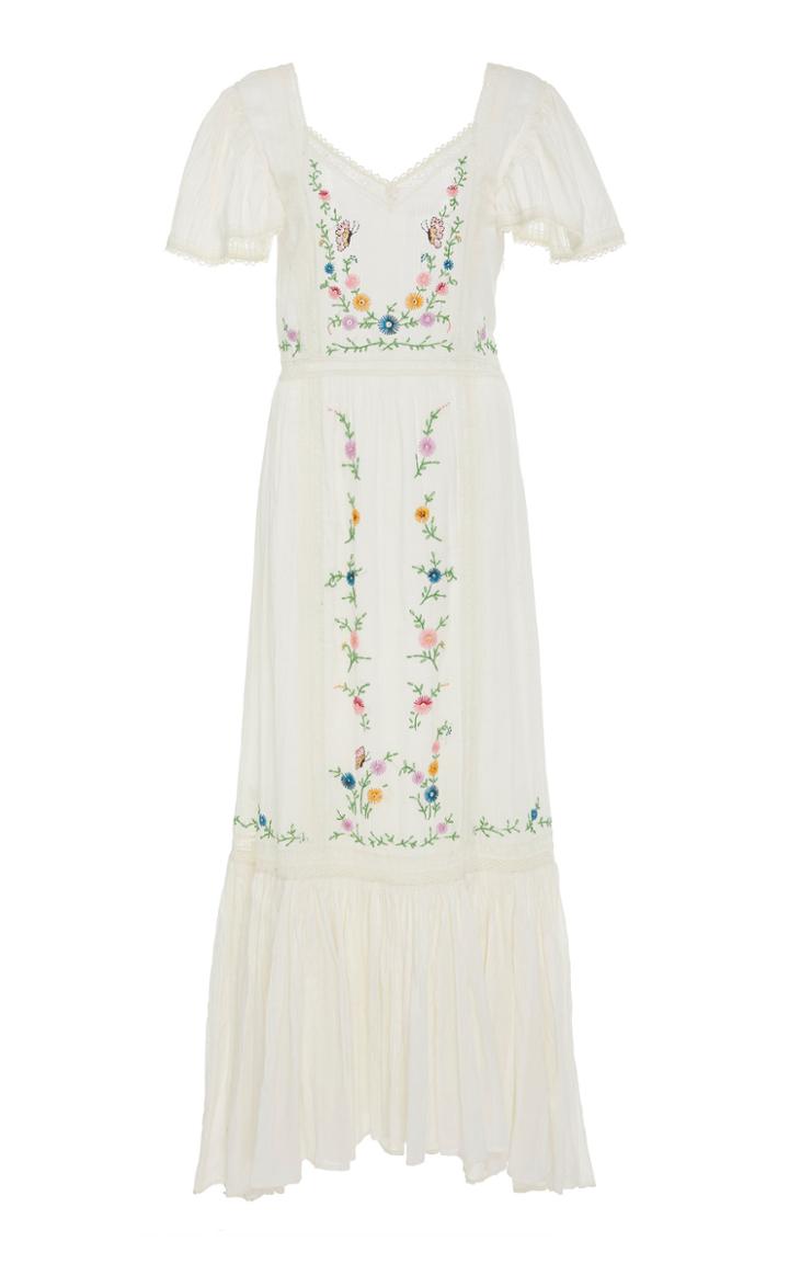 Loveshackfancy Damia Cotton Maxi Dress