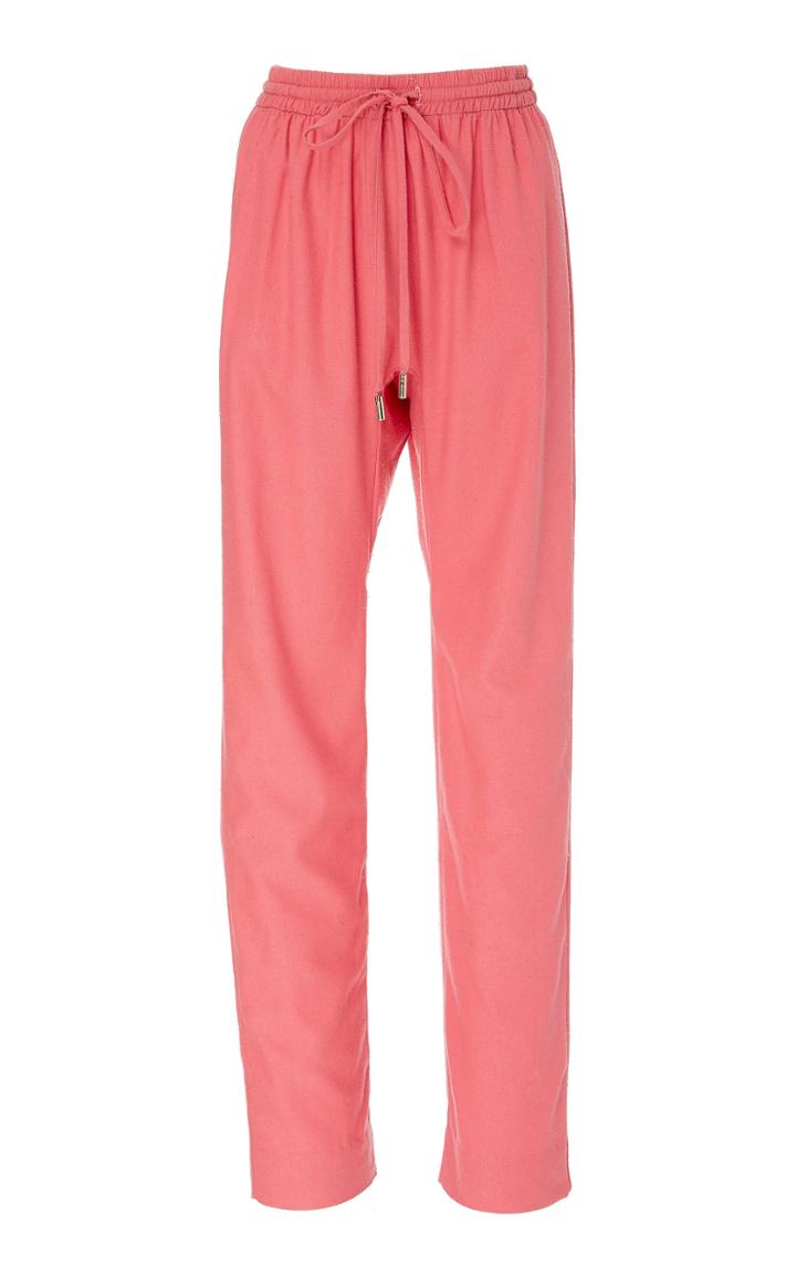 Cult Gaia Mah Drawstring Silk Pant