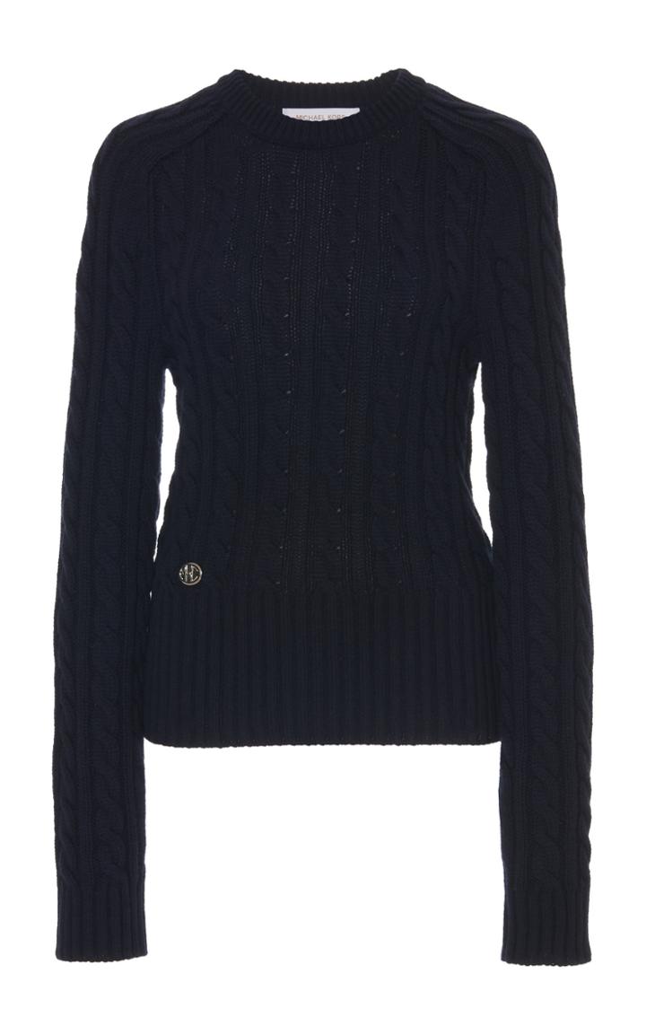 Moda Operandi Michael Kors Collection Cable-knit Cashmere Sweater Size: S