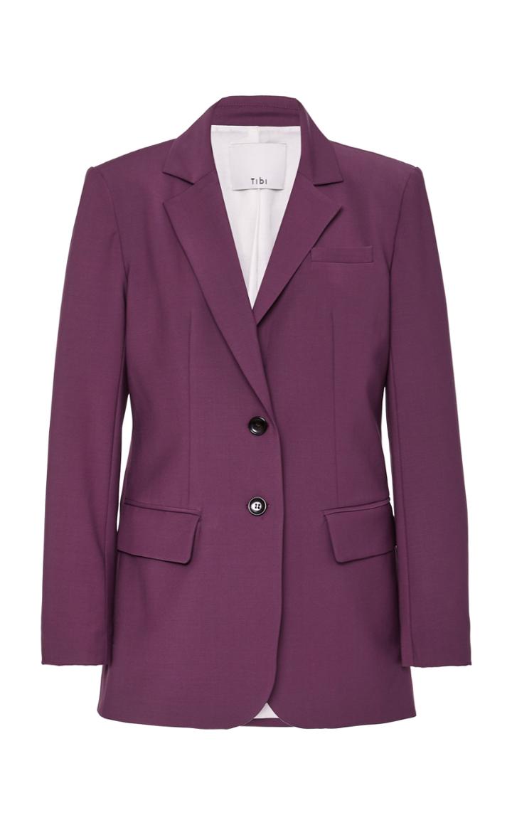 Moda Operandi Tibi Tropical Wool Blazer Size: 00