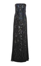 J. Mendel Strapless Embellished Gown