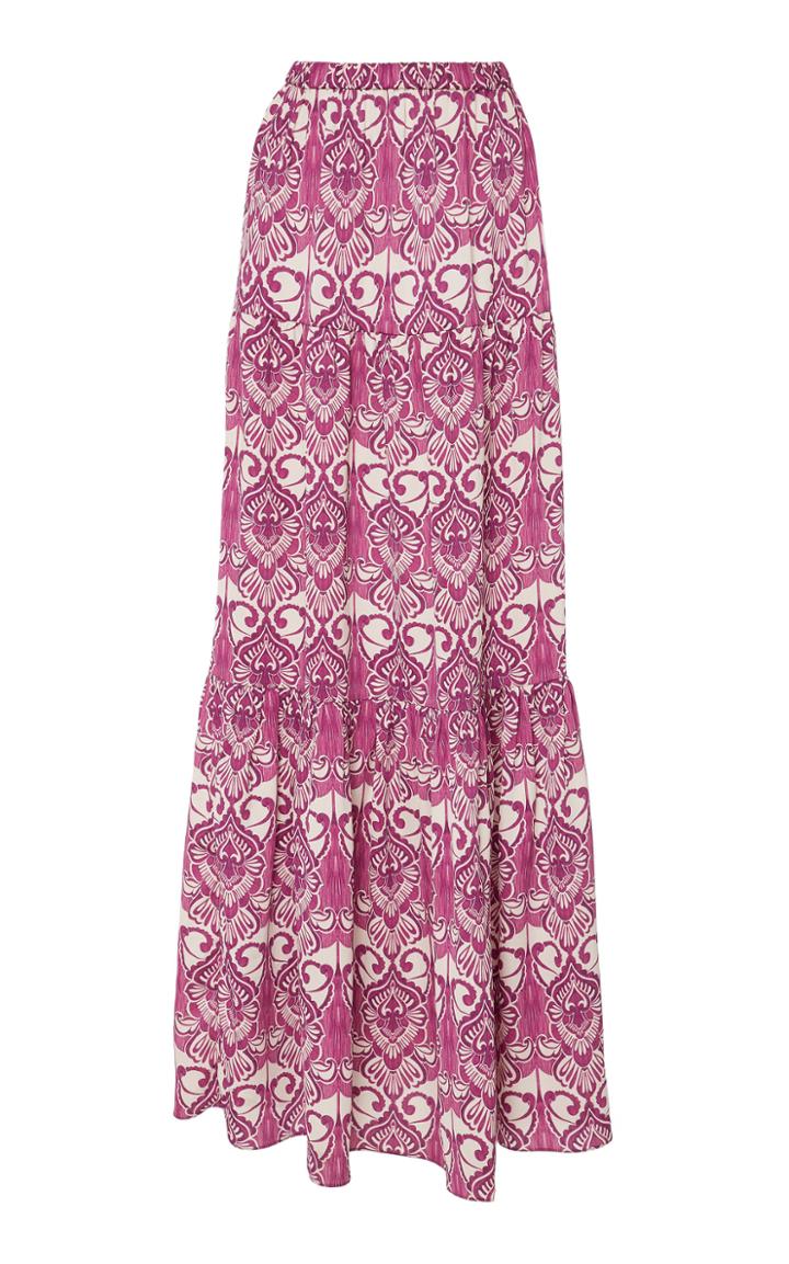 Alexis Tailine Pritned Maxi Skirt