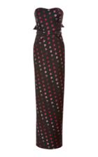 Zac Posen Strapless Column Gown