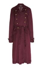 Ann Demeulemeester Linen-blend Trench Coat