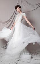 Moda Operandi Marco & Maria Crystal Flower Tulle Gown