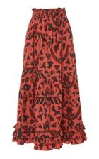 Ulla Johnson Arya Printed Midi Skirt