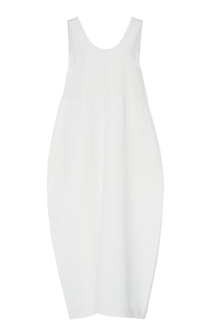 Jil Sander Geek Sleeveless Cotton And Silk Dress