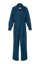Christine Alcalay Midnight Wool Jumpsuit