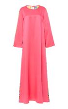 Rianna + Nina M'o Exclusive Printed Silk-satin Dress
