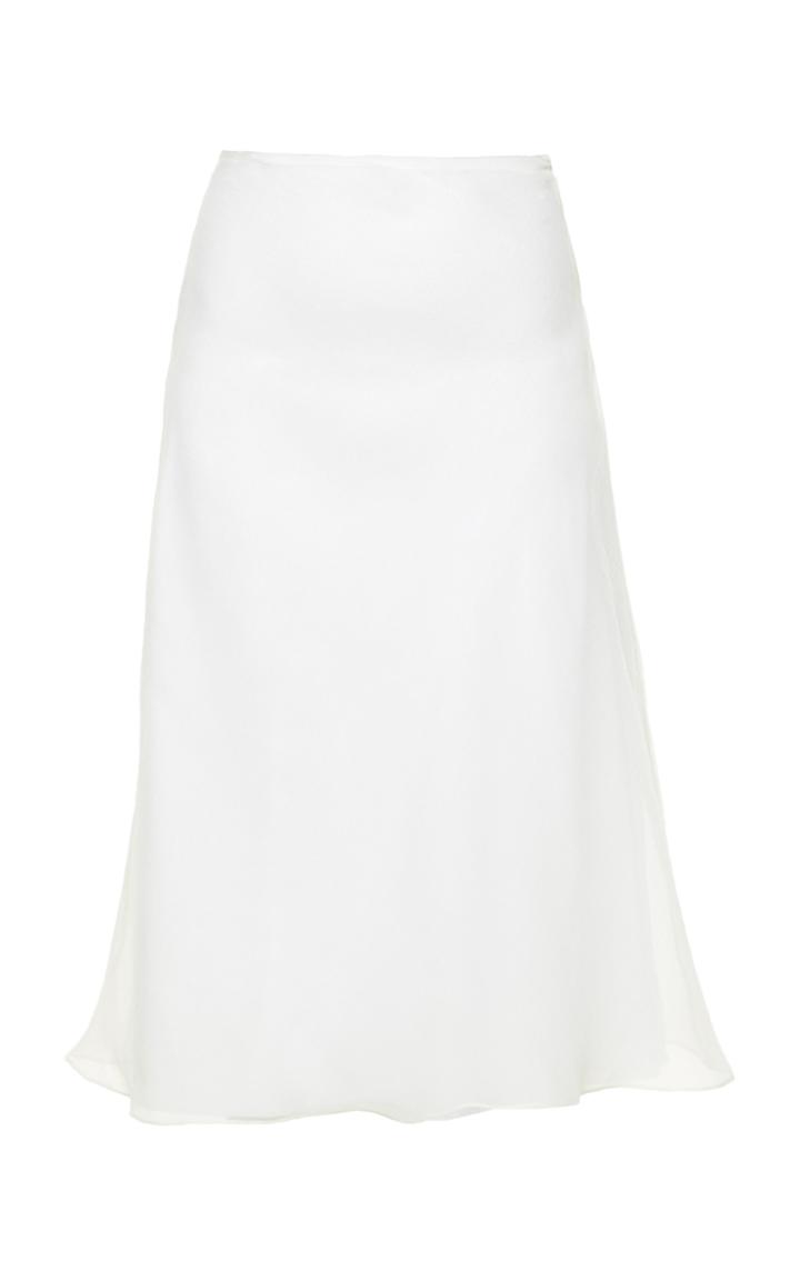 Moda Operandi Mach & Mach Silk Organza Midi Skirt