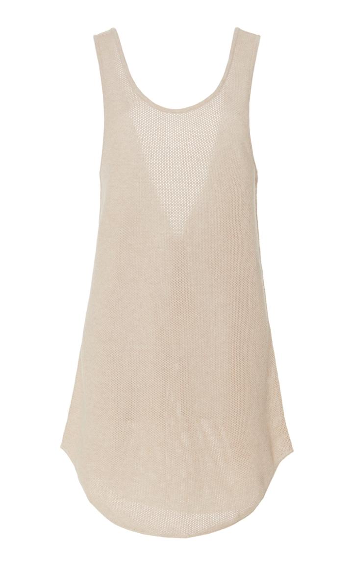 Alanui Net Knit Scoop Mini Dress