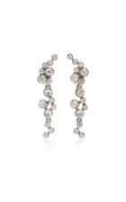 Moda Operandi Oscar De La Renta Round Crystal Earring