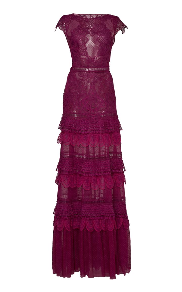 Zuhair Murad Ojo Guipure Lace Gown