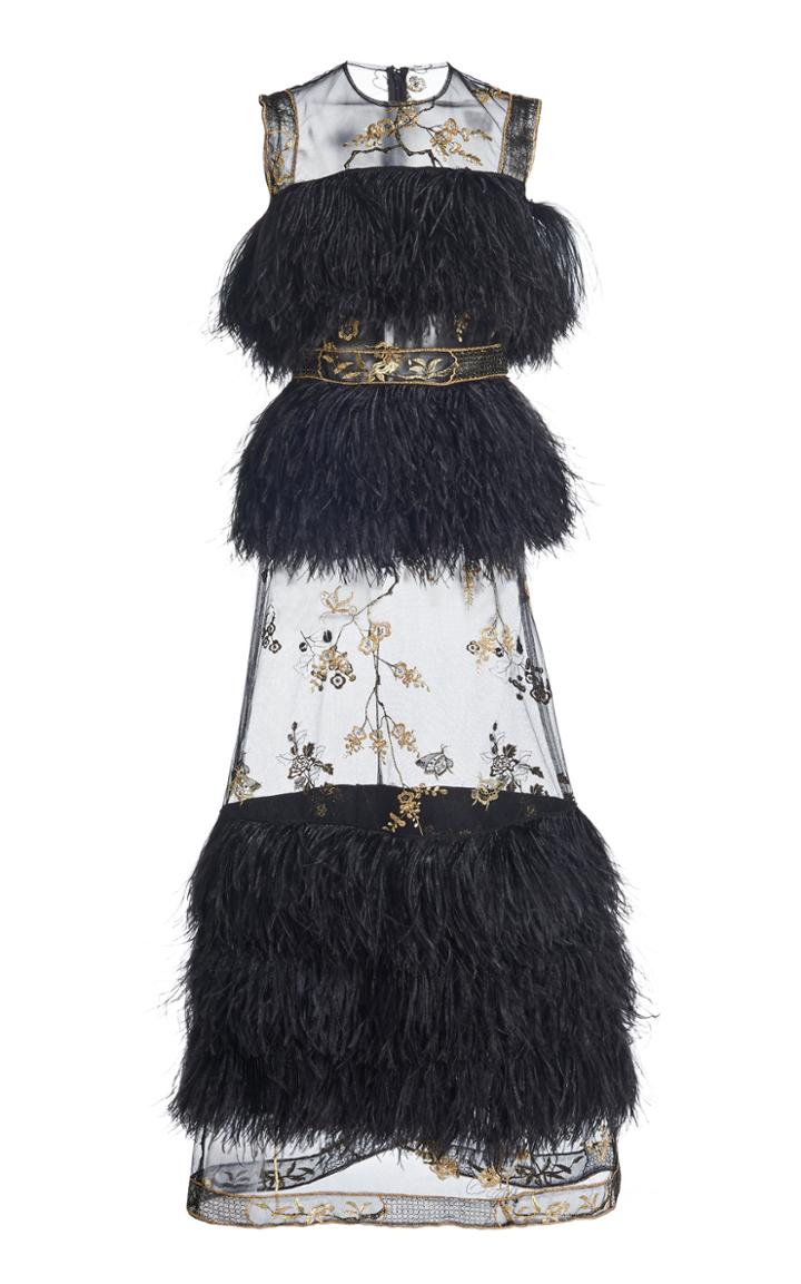 Moda Operandi Giambattista Valli Semi-sheer Tulle Gown