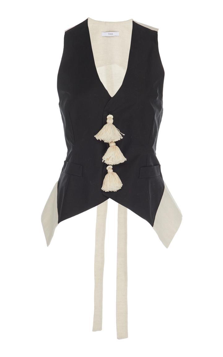 Tome Tassel Cotton Vest