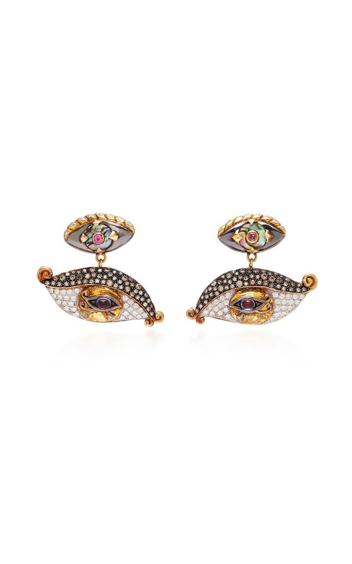 Sylvie Corbelin One-of-a-kind Fascination Eye Earrings