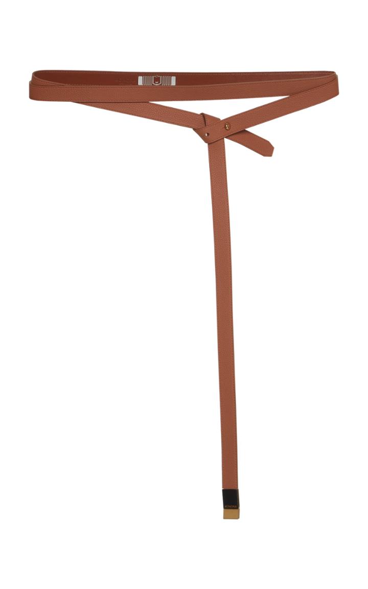 Agnona Double Wrap Knot Belt With Metal Tip