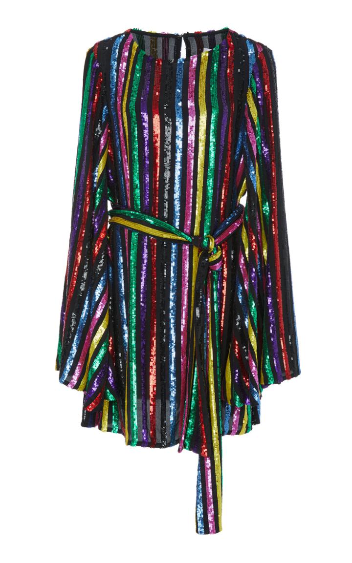 Caroline Constas Anya Rainbow Dress