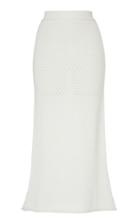 Jil Sander Midi Eyelet Knit Skirt