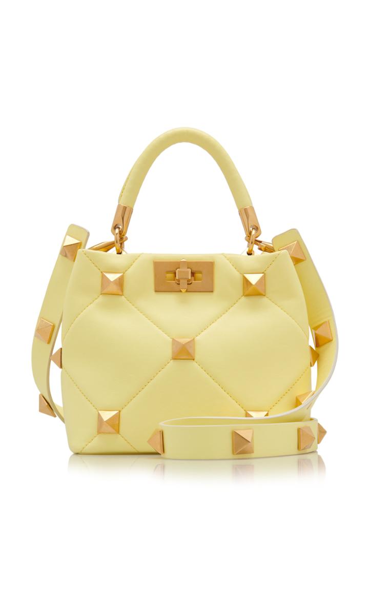 Moda Operandi Valentino Valentino Garavani Roman Stud Small Leather Top Handle Bag