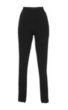 Blumarine Scallop Trim Knit High Waisted Leggings