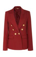 Adam Lippes Double Breasted Crepe Blazer