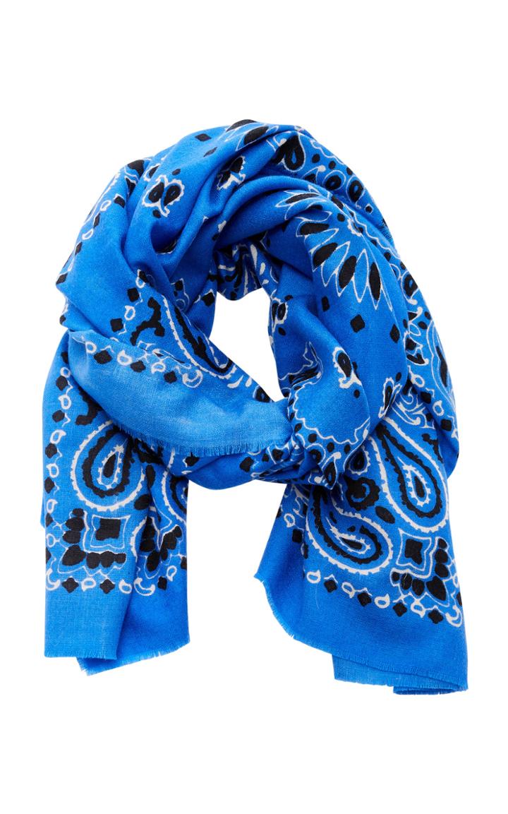 The Elder Statesman Large Pashmina Cashmere Scarf