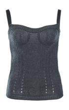 Moda Operandi Valentino Ribbed-knit Wool-cashmere Tank Top