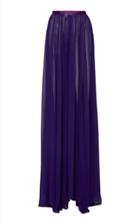 Christian Siriano Silk Chiffon Maxi Skirt