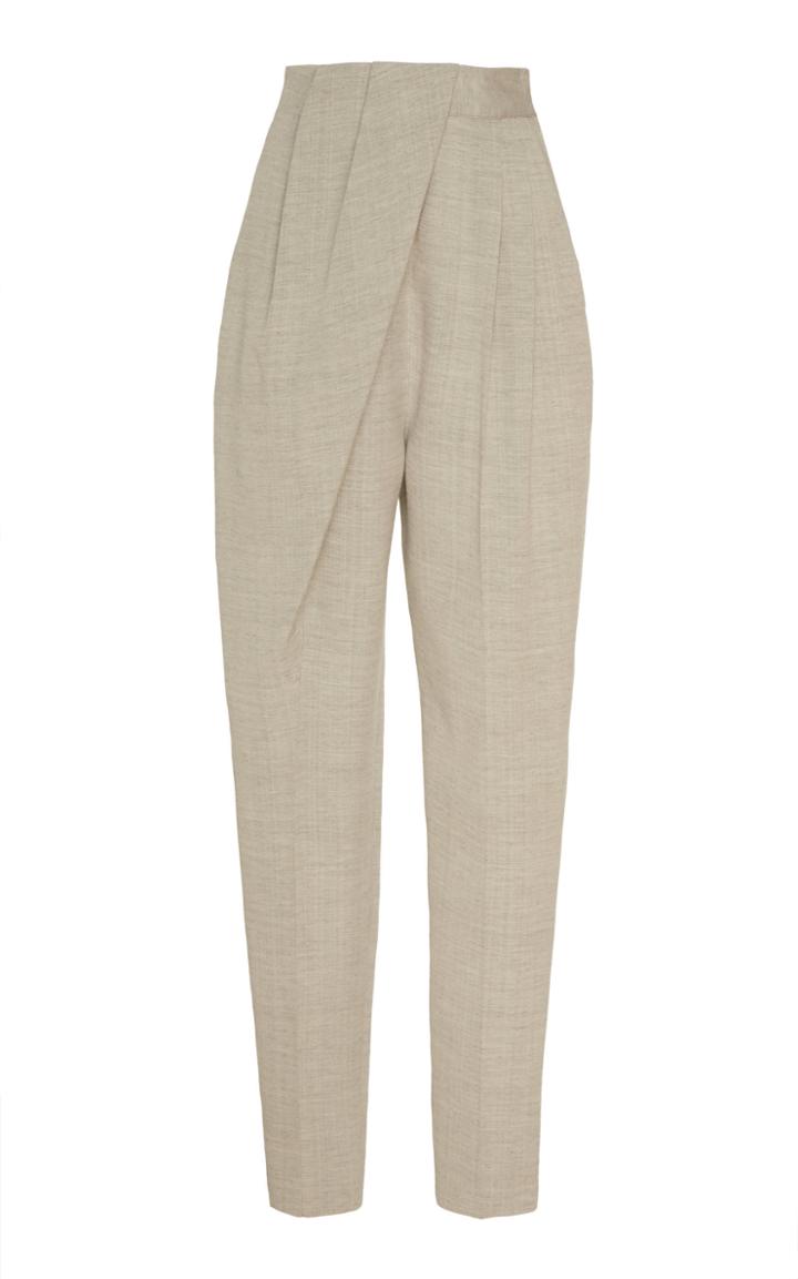 Moda Operandi Proenza Schouler Asymmetric Drape High-rise Trouser Size: 2