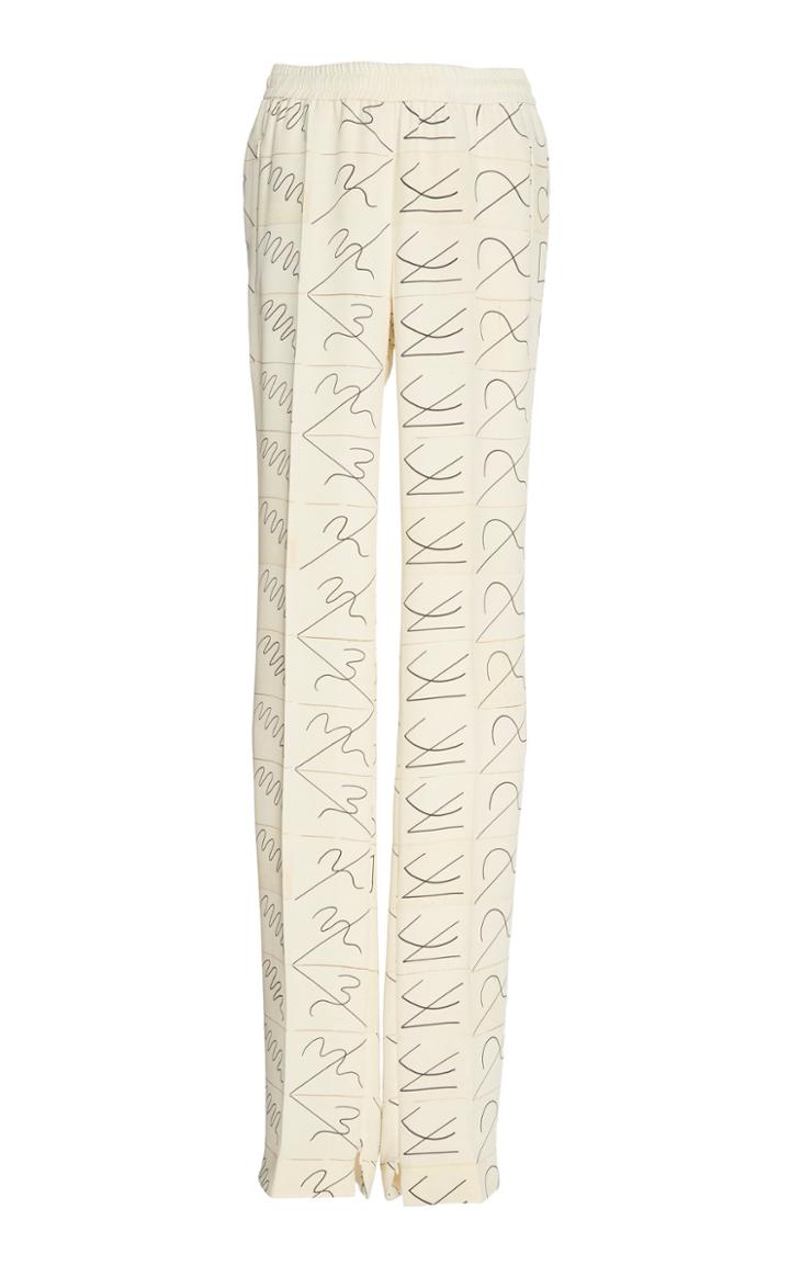 Akris Printed Silk Pant