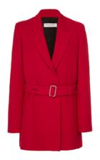Philosophy Di Lorenzo Serafini Belted Wool-blend Blazer Coat