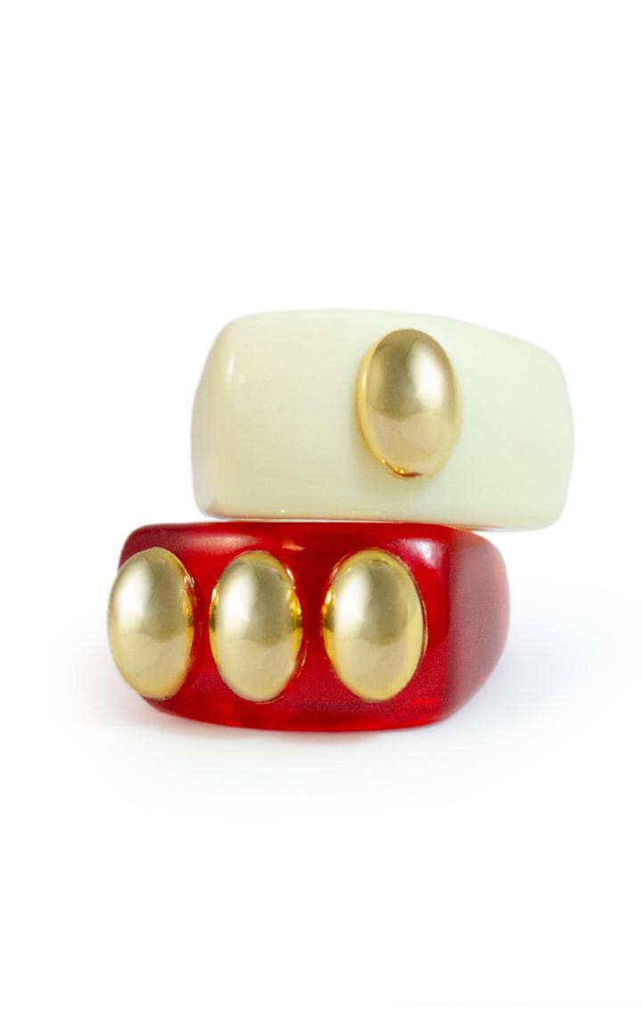 Moda Operandi La Manso American Dream Set Resin Rings