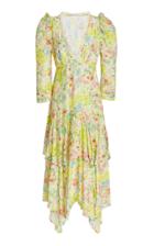 Moda Operandi Loveshackfancy Salima Cotton-silk Blend Dress