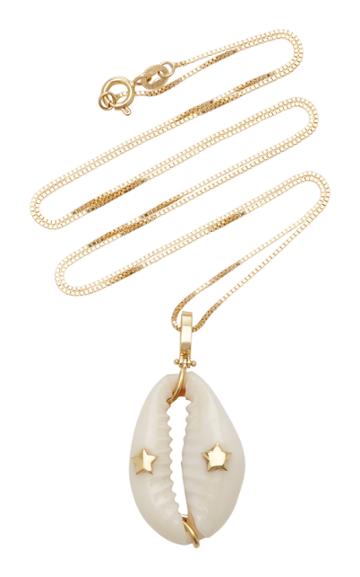 Aron Hirsch 18k Gold Circus Star Pendant Necklace