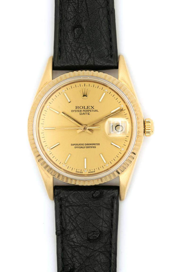 Moda Operandi Stephanie Windsor One Of A Kind Rolex Oyster Perpetual Date Watch