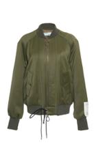 Off-white C/o Virgil Abloh Military Canvas Bomber Jacket