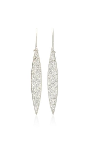 Ila Odette 14k White Gold Diamond Earrings