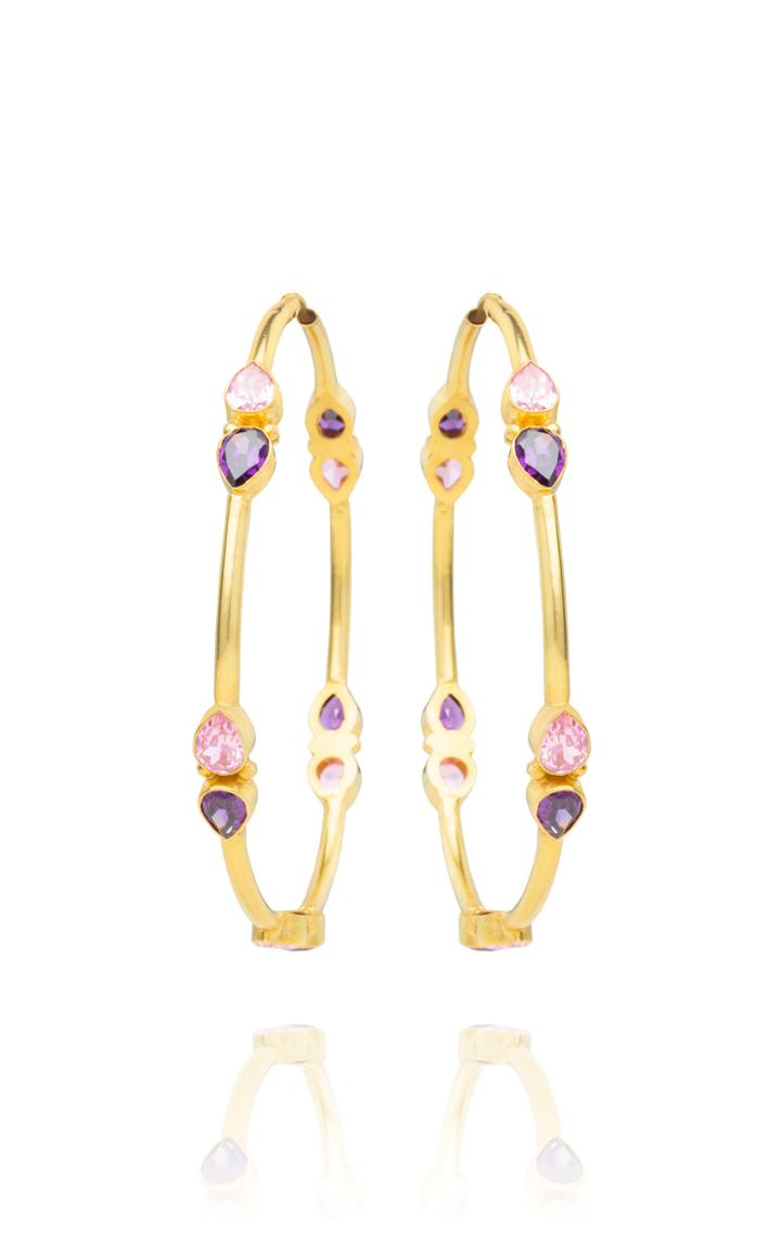Moda Operandi Opuline Gold-plated Yasmin Hoops