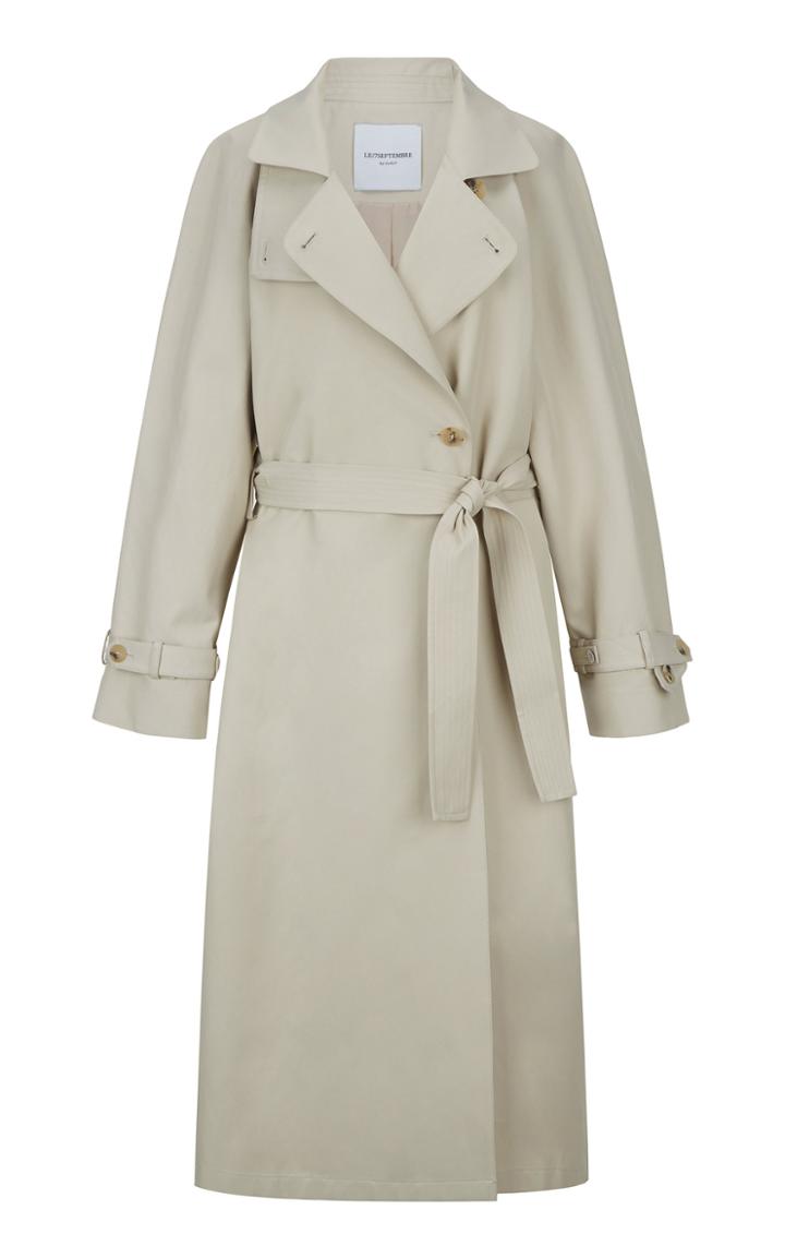 Moda Operandi Le17 Septembre Oversized Cotton-blend Trench Coat