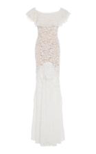 Costarellos Mermaid Lace Gown
