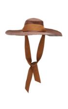 Sensi Studio Cordovez Grosgrain-trimmed Straw Hat