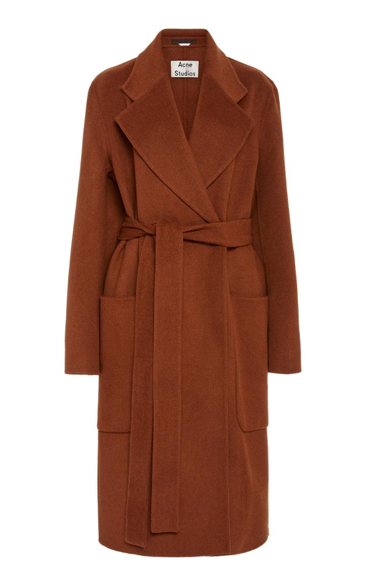 Acne Studios Carice Double-breasted Wool-blend Coat