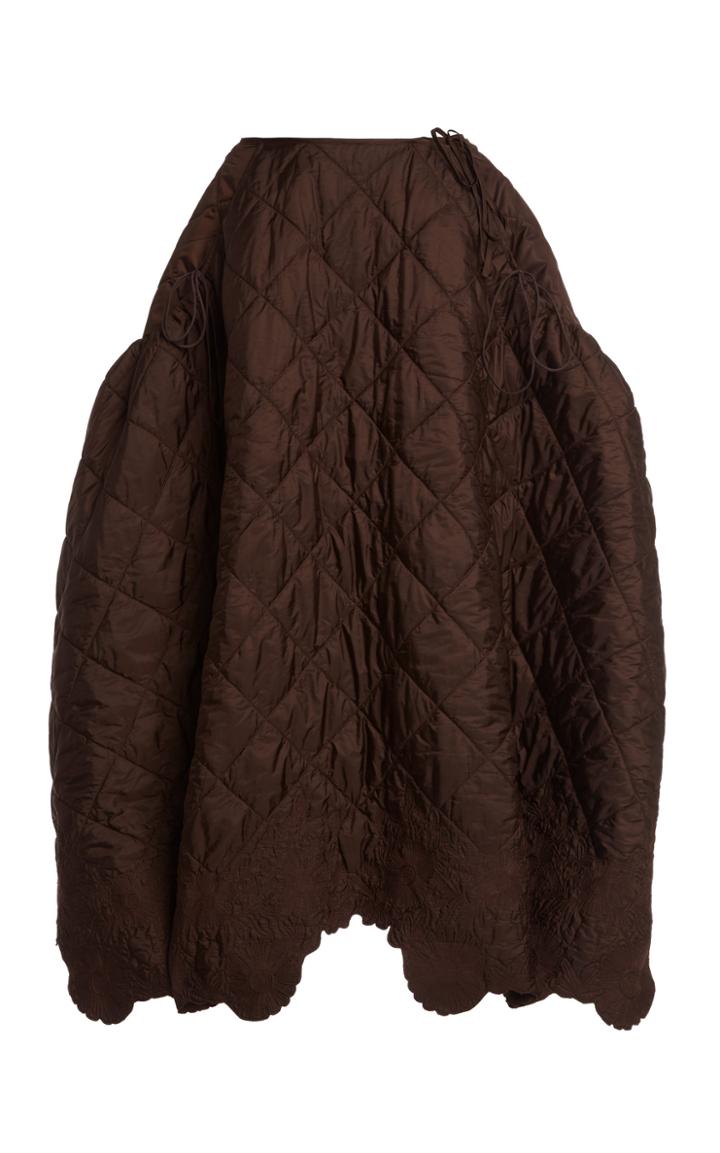 Moda Operandi Cecilie Bahnsen Lykke Quilted Shell Skirt