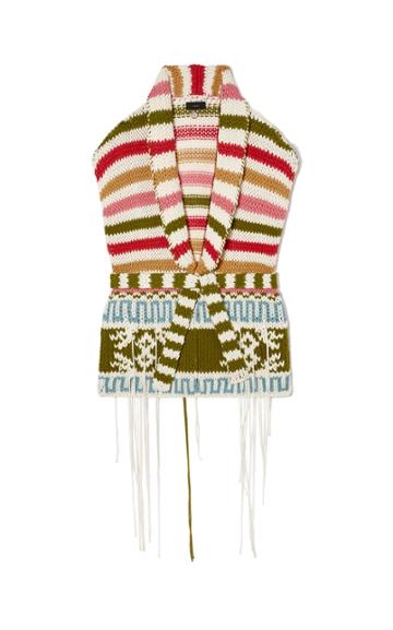 Moda Operandi Alanui Amarillo Icon Chunky Vest