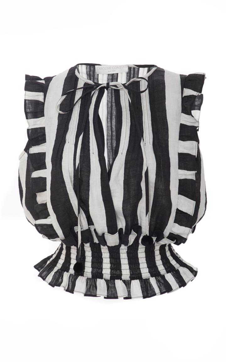 Caroline Constas Nika Frill Top
