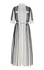 Gabriela Hearst Assisi Pleated Shirt Dress