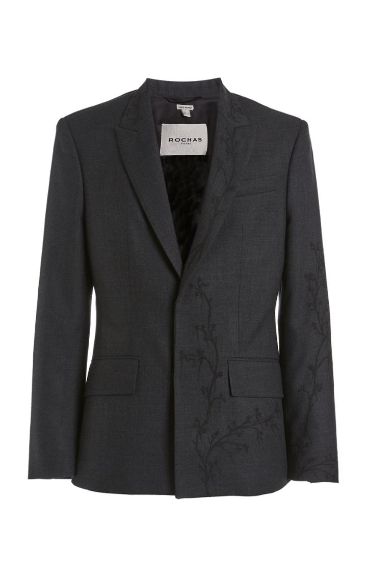 Moda Operandi Rochas Lace Embroidered Jacket